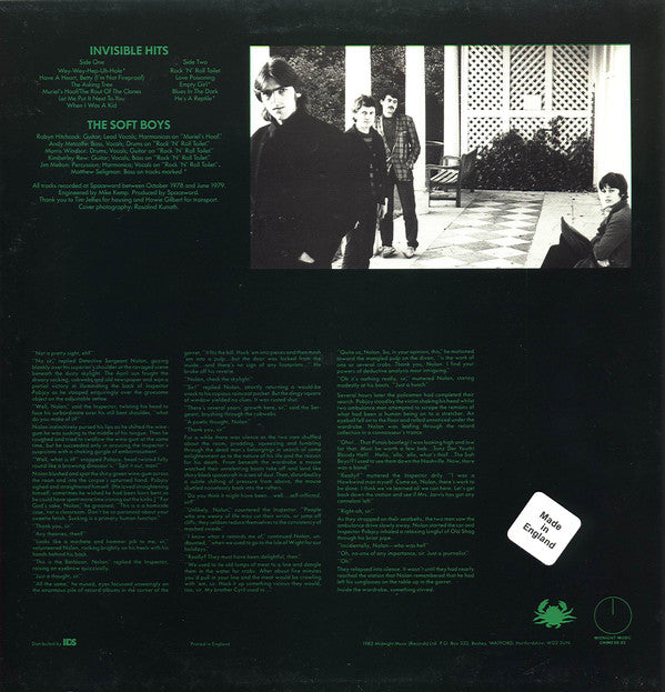 The Soft Boys : Invisible Hits (LP, Album)