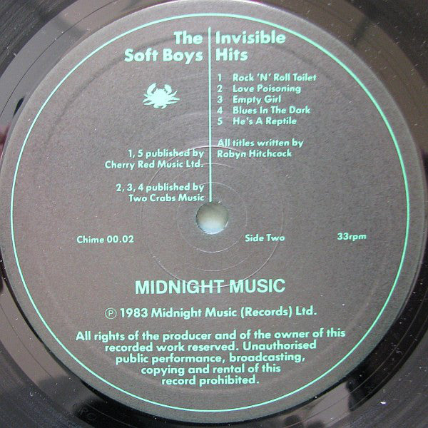 The Soft Boys : Invisible Hits (LP, Album)