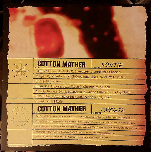 Cotton Mather : Kontiki (LP, Album, RE, RM, Ora + 7" + Ltd)