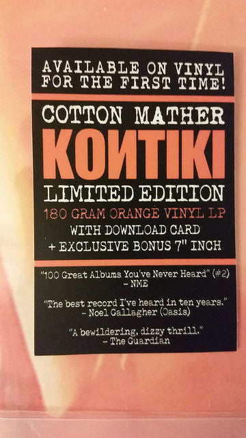 Cotton Mather : Kontiki (LP, Album, RE, RM, Ora + 7" + Ltd)