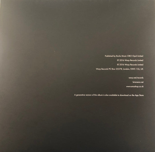 Brian Eno : Reflection (2xLP, Album)