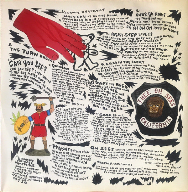 Thee Oh Sees : Help (LP, Album, RE)