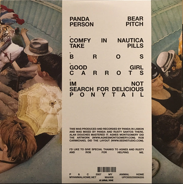 Panda Bear : Person Pitch (12", Whi + 12", Blu + Album, Club, RE, RM, Gat)