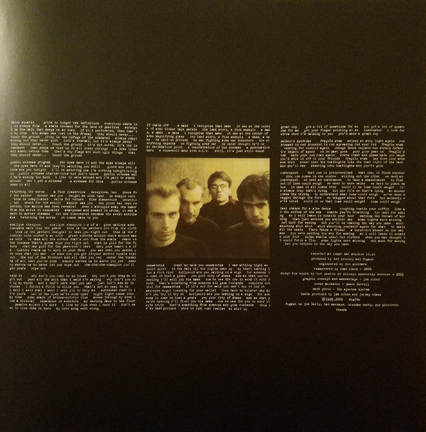 Fugazi : In On The Kill Taker (LP, Album, RE, RM, RP)