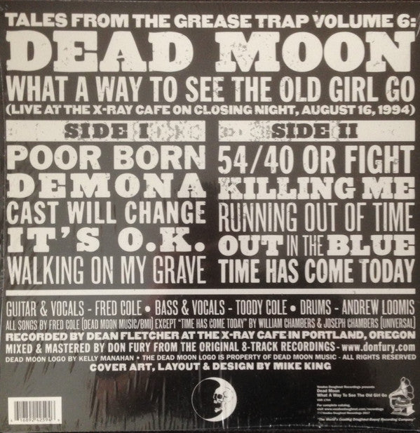 Dead Moon : What A Way To See The Old Girl Go (LP, Album)