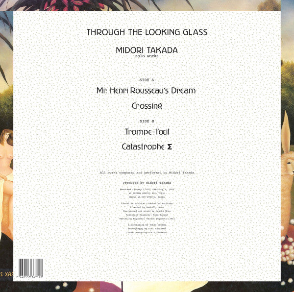 Midori Takada : Through The Looking Glass (LP, Album, RE)