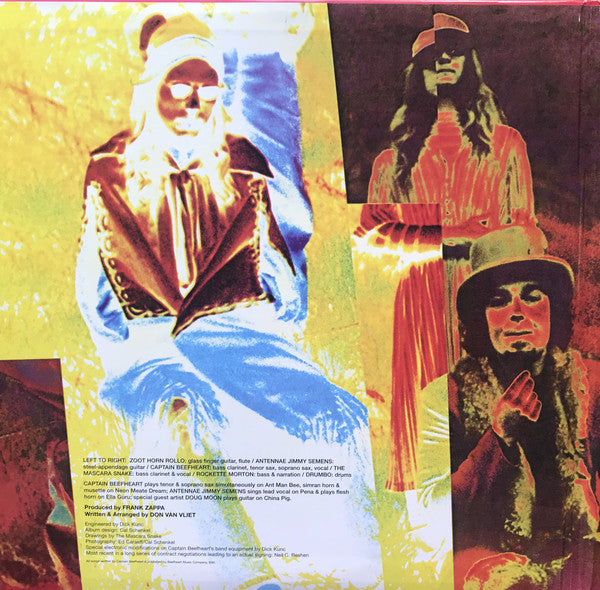 Captain Beefheart & The Magic Band : Trout Mask Replica (2xLP, Album, Ltd, RE, RM, S/Edition, "Fr + 7", Sin)