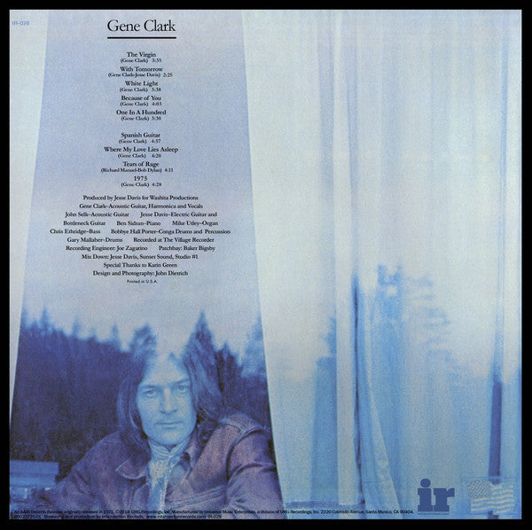 Gene Clark : White Light (LP, Album, RE, RM, 180)