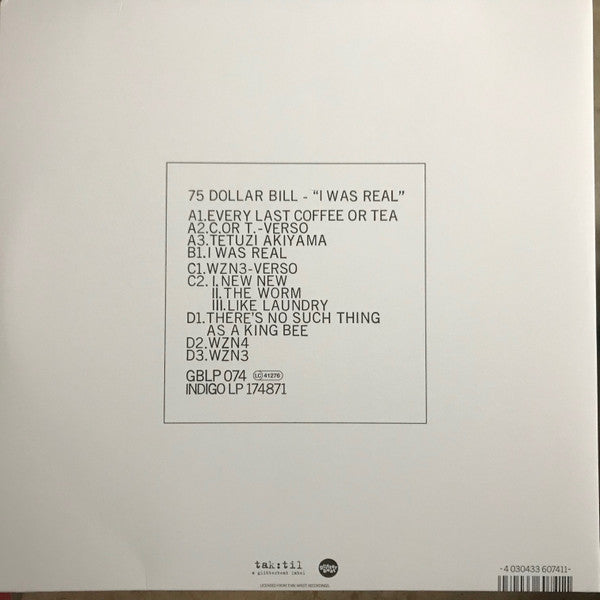 75 Dollar Bill : I Was Real (2xLP, Album)