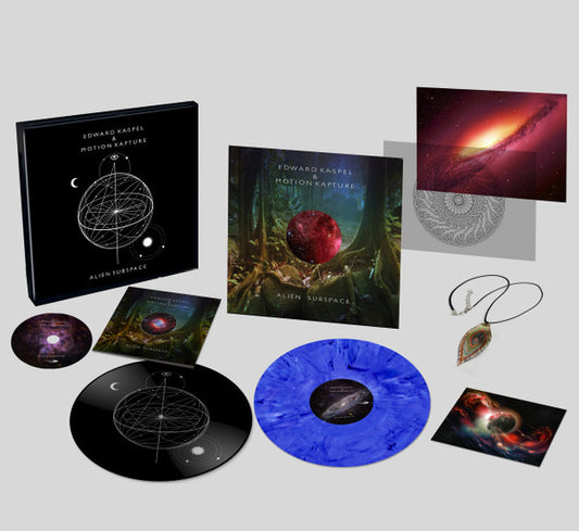 Edward Ka-Spel, Motion Kapture : Alien Subspace (LP, Album, Spa + 12", S/Sided, Sil + CD, Album + B)