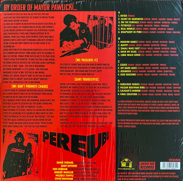 Pere Ubu : By Order Of Mayor Pawlicki (Live In Jarocin) (2xLP, Album, Ltd, Red)