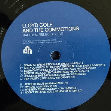 Lloyd Cole & The Commotions : Collected Recordings 1983-1989 (LP, Album, RE, RM + LP, Album, RE, RM + LP, Album,)