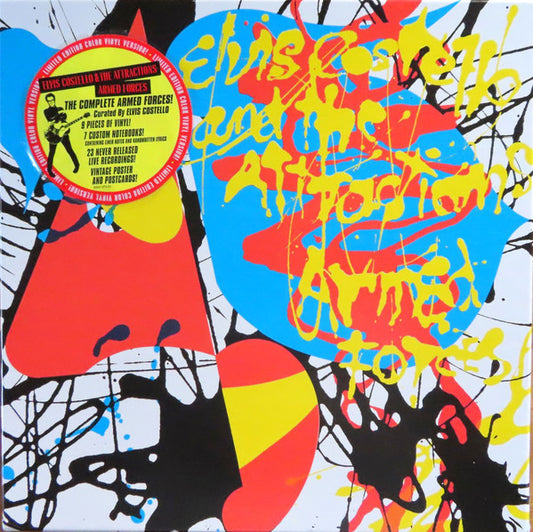 Elvis Costello And The Attractions* : Armed Forces (LP, Album, RE, Oli + LP, Blu + LP, Pin + 10", Comp)