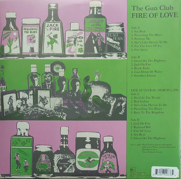 The Gun Club : Fire Of Love (LP, Album, RE, RM, Gre + LP, Gre + Dlx)