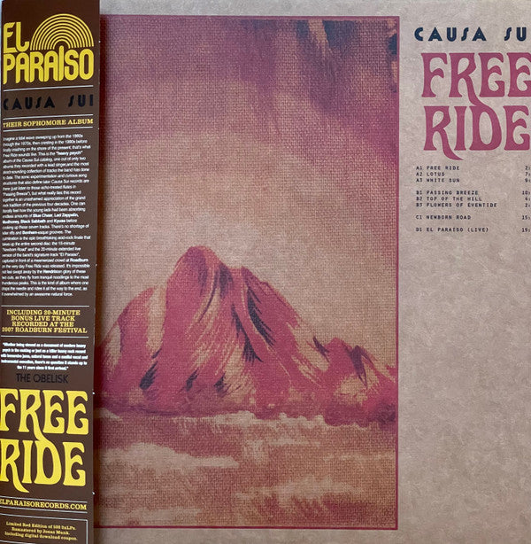 Causa Sui : Free Ride (2xLP, Album, Ltd, RE, Red)