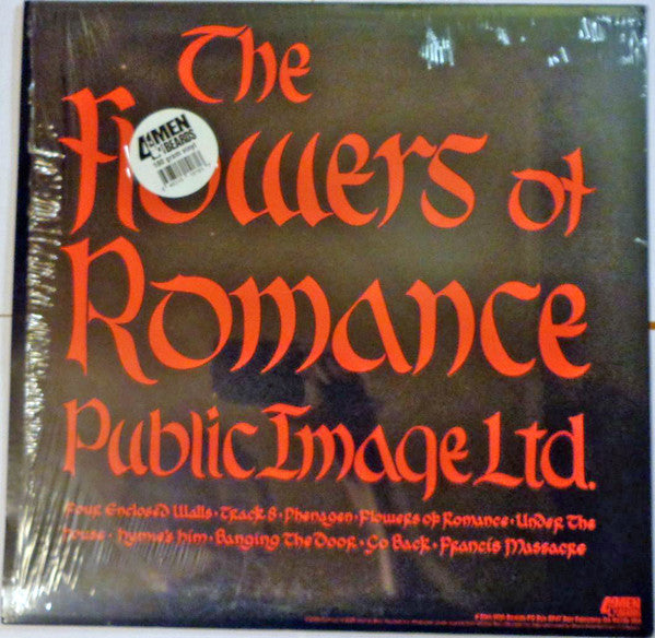 Public Image Ltd.* : The Flowers Of Romance (LP, Album, RE, 180)