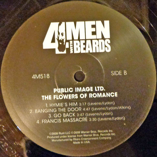 Public Image Ltd.* : The Flowers Of Romance (LP, Album, RE, 180)