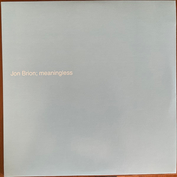 Jon Brion : Meaningless (LP, Album, RE)