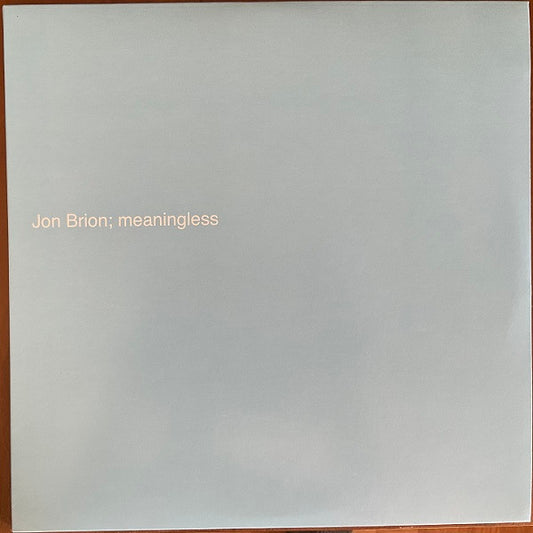 Jon Brion : Meaningless (LP, Album, RE)