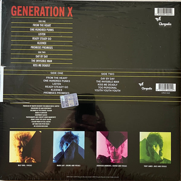 Generation X (4) : Generation X (LP, Album, RSD, RE, RP, Yel)