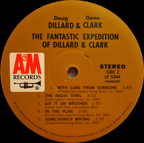 Dillard & Clark : The Fantastic Expedition Of Dillard & Clark (LP, Album, RE)