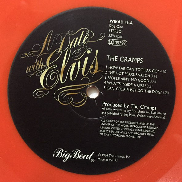 The Cramps : A Date With Elvis (LP, Album, RE, Ora)