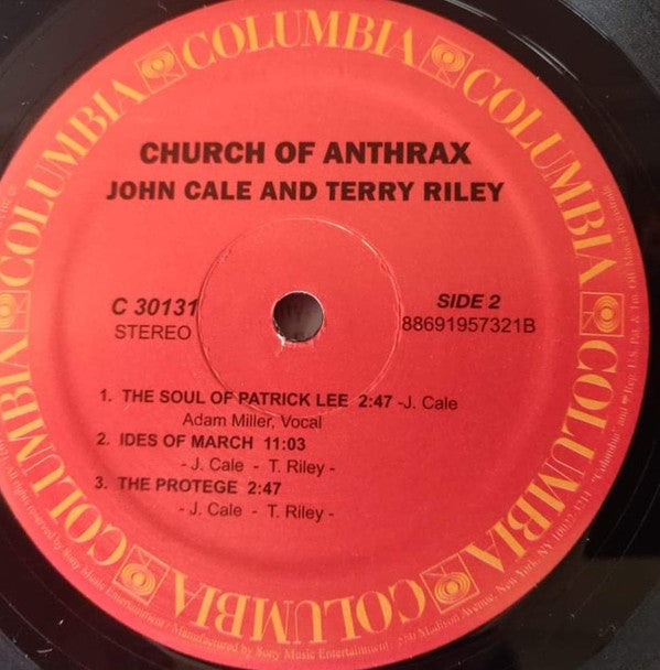 John Cale & Terry Riley : Church Of Anthrax (LP, Album, RE, 180)