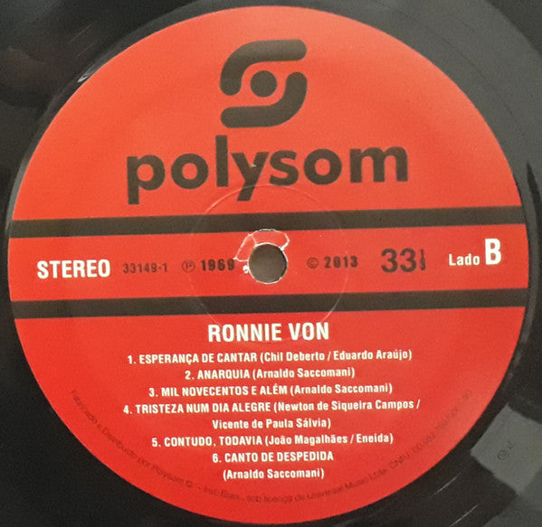 Ronnie Von : Ronnie Von (LP, RE, RM)