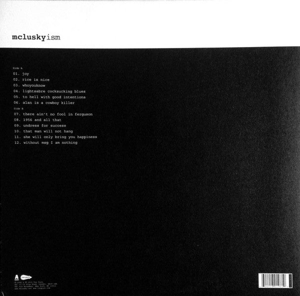 mclusky : mcluskyism (LP, RSD, Comp)