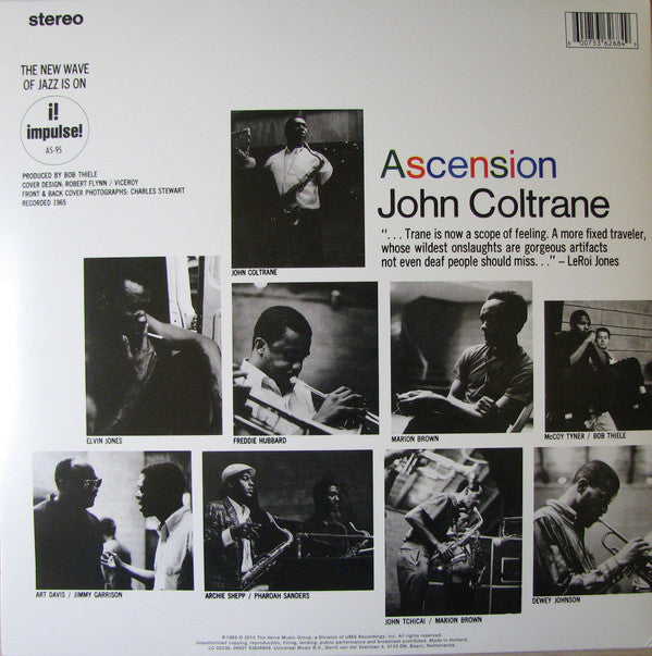 John Coltrane : Ascension (LP, Album, RE, Gat)