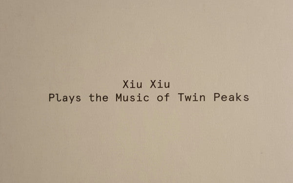 Xiu Xiu : Plays The Music Of Twin Peaks (LP, Red + LP, Blu + Album, RSD, Ltd)