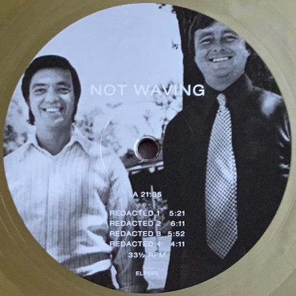 Not Waving : Redacted (LP, Album, Gol)